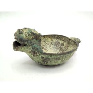 Chinese Bronze Ritual Pouring Vessel  Figural